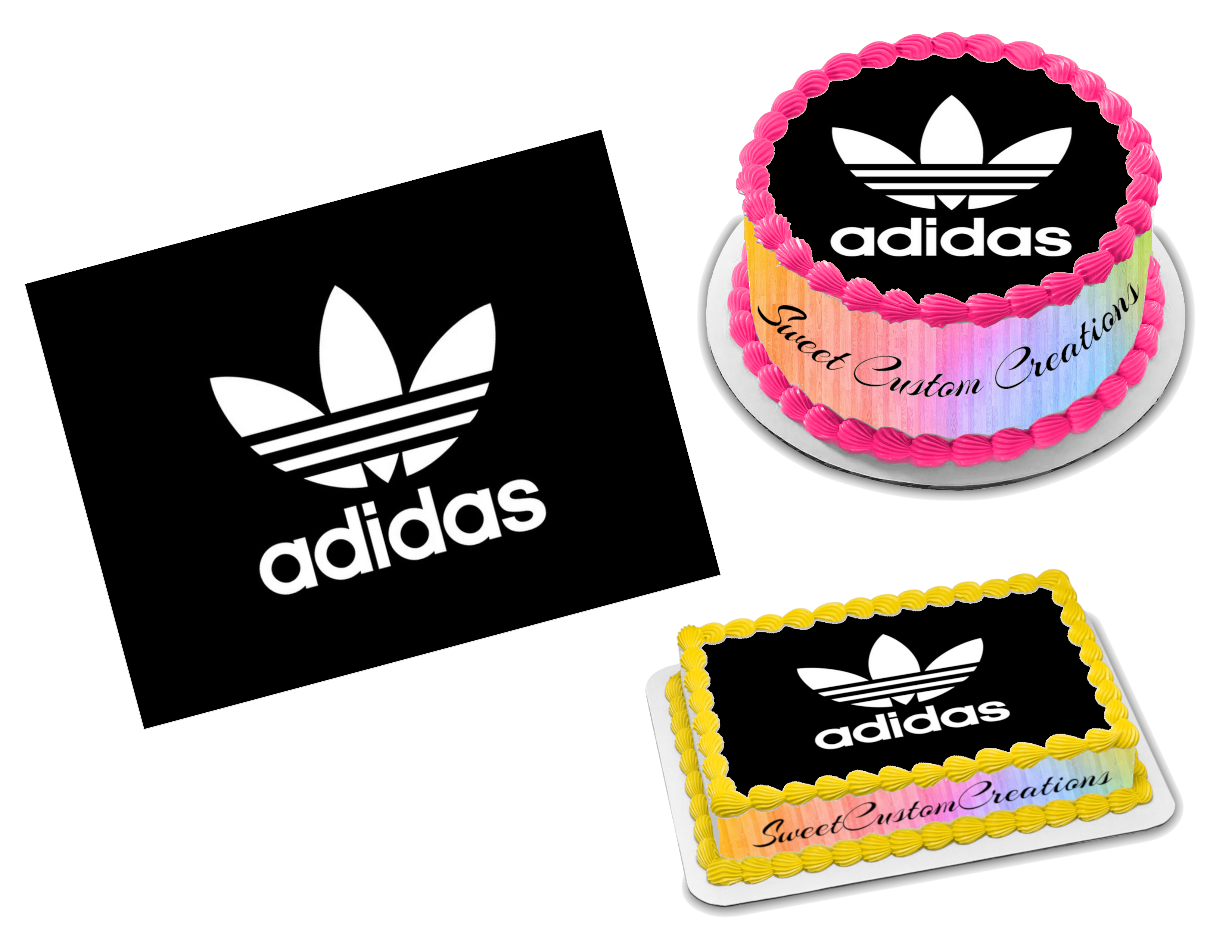 Custom online adidas logo