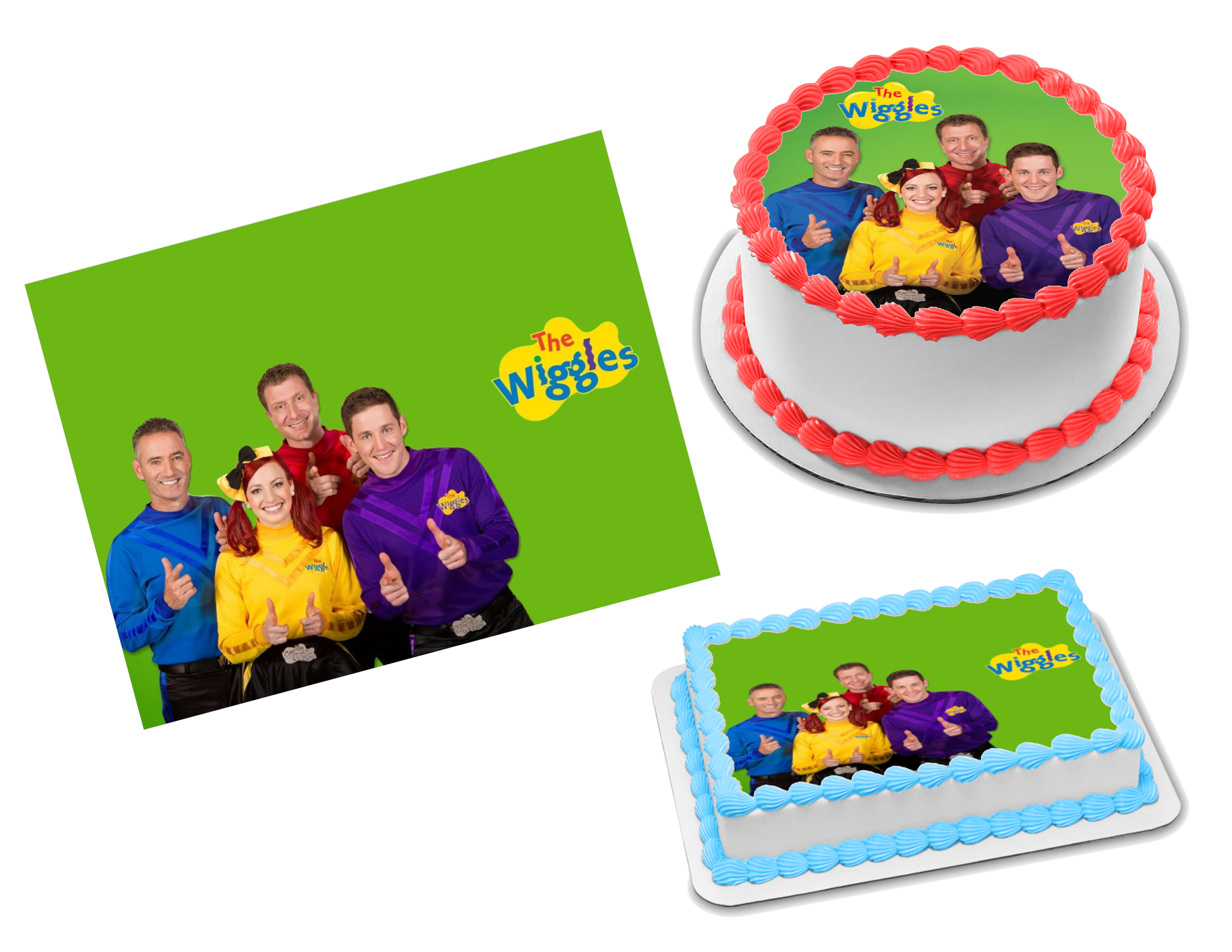 The Wiggles Edible Image Frosting Sheet #3 (70+ sizes)