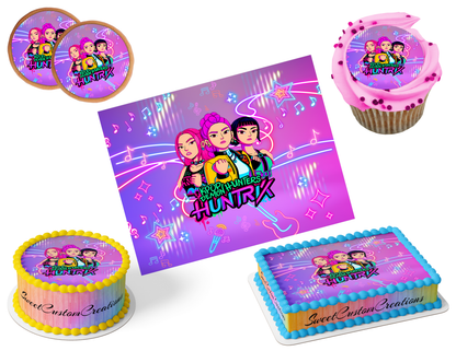 K-Pop Demon Hunters Edible Image Frosting Sheet #10 (80+ sizes)