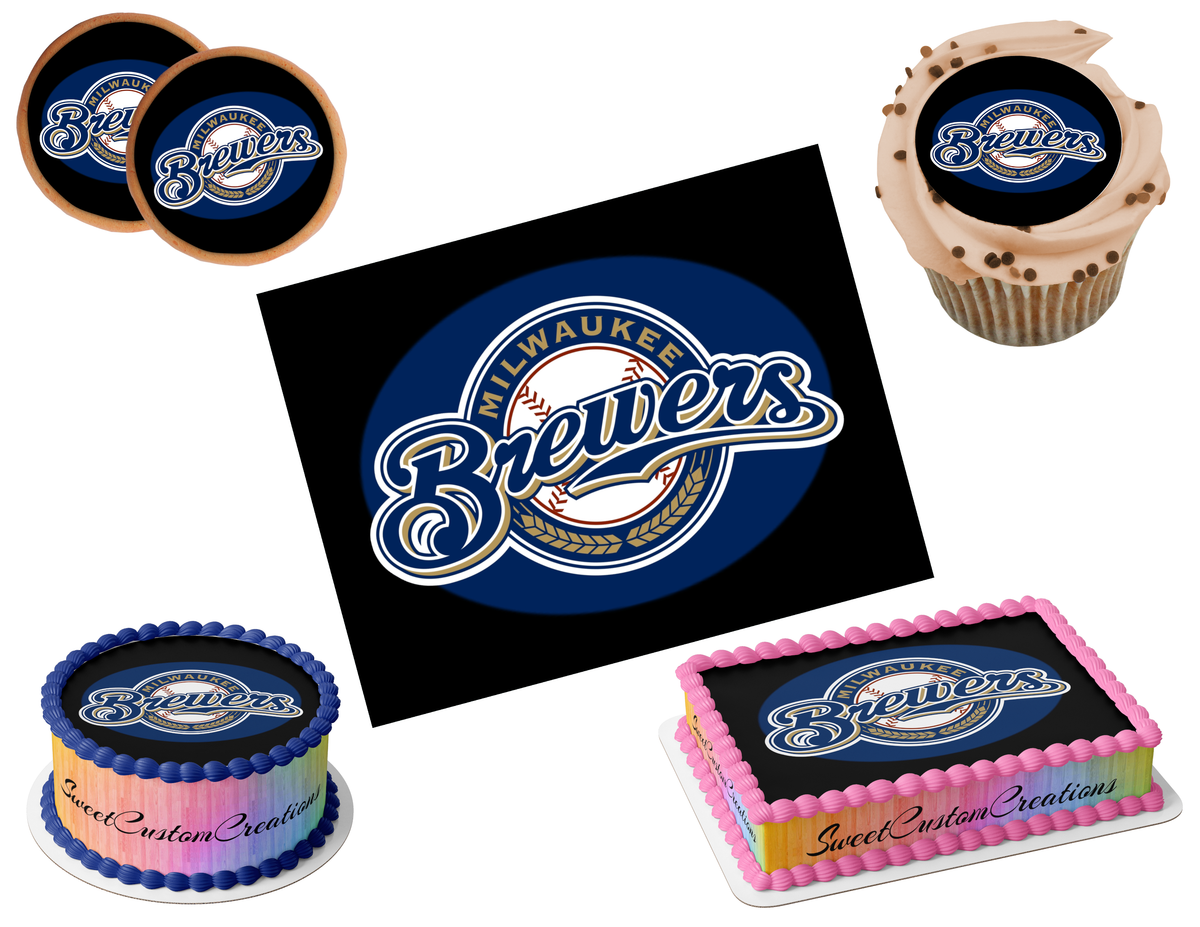 Milwaukee Brewers Edible Image Frosting Sheet #10 (80+ sizes)