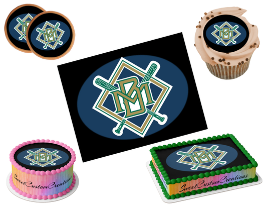 Milwaukee Brewers Edible Image Frosting Sheet #10Z (80+ sizes)