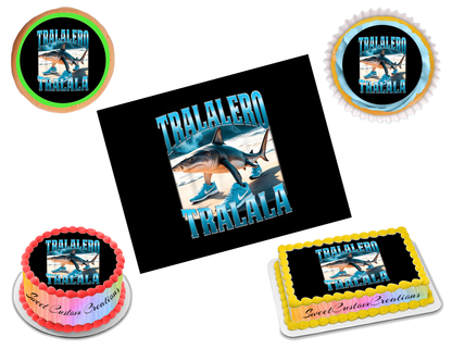 Italian Cartoon Brainrot Edible Image Frosting Sheet #11 (80+ sizes)