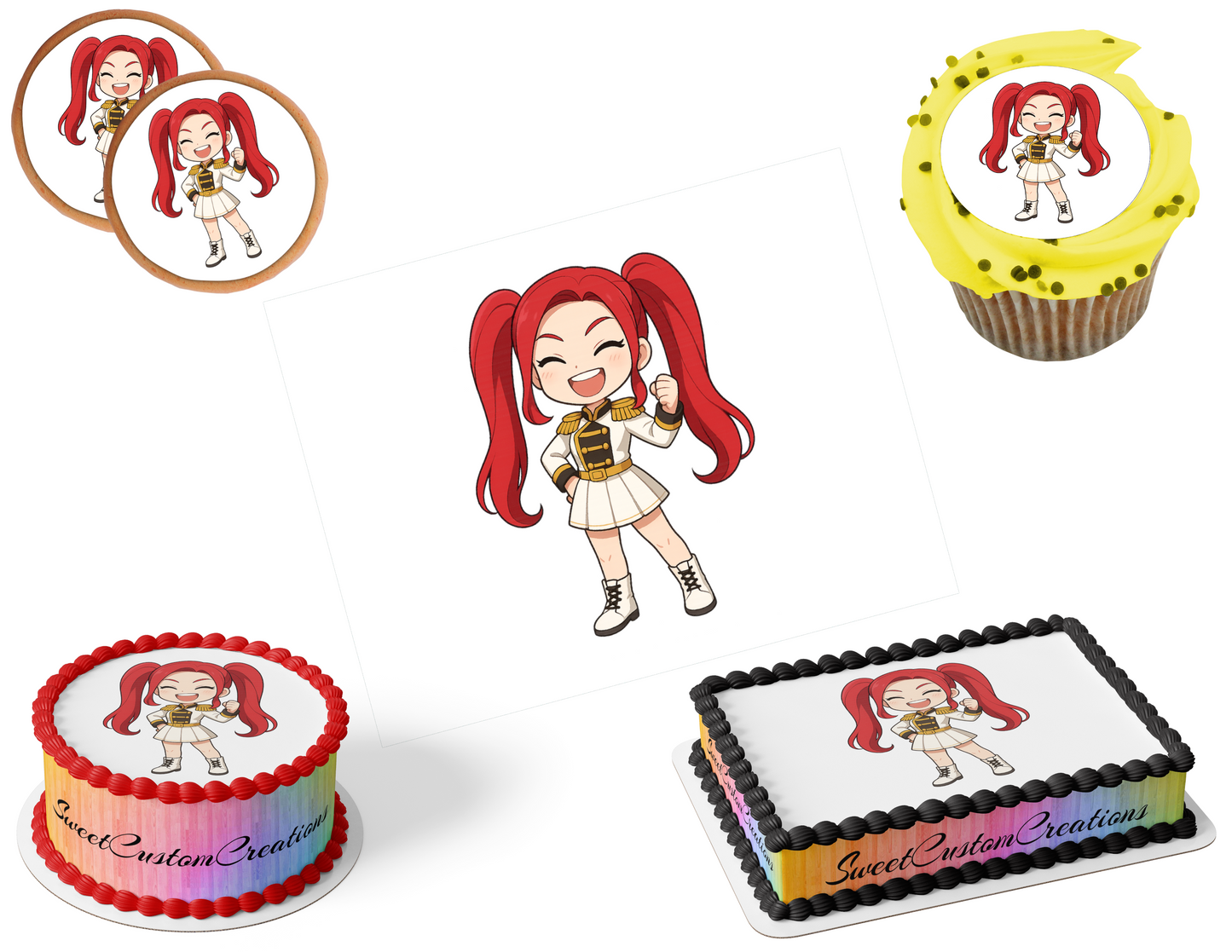 K-Pop Demon Hunters Edible Image Frosting Sheet #125 (80+ sizes)