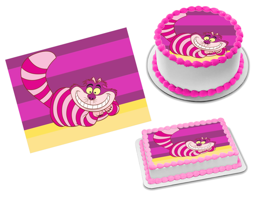 Cheshire Cat Edible Image  Frosting Sheet #14 Topper (70+ sizes)