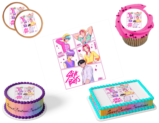 K-Pop Demon Hunters Edible Image Frosting Sheet #160 (80+ sizes)