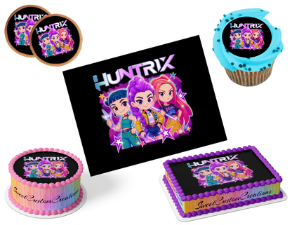 K-Pop Demon Hunters Edible Image Frosting Sheet #169 (80+ sizes)