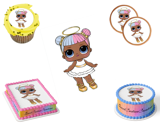 LOL Surprise Dolls Edible Image Frosting Sheet #17 (80+ sizes)