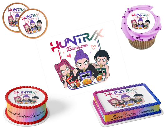 K-Pop Demon Hunters Edible Image Frosting Sheet #180 (80+ sizes)