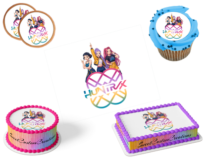 K-Pop Demon Hunters Edible Image Frosting Sheet #183 (80+ sizes)