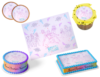 K-Pop Demon Hunters Edible Image Frosting Sheet #18 (80+ sizes)