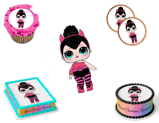 LOL Surprise Dolls Edible Image Frosting Sheet #19 (80+ sizes)