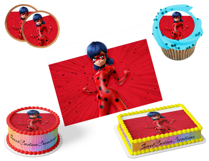 Miraculous Edible Image Frosting Sheet #19 (80+ sizes)