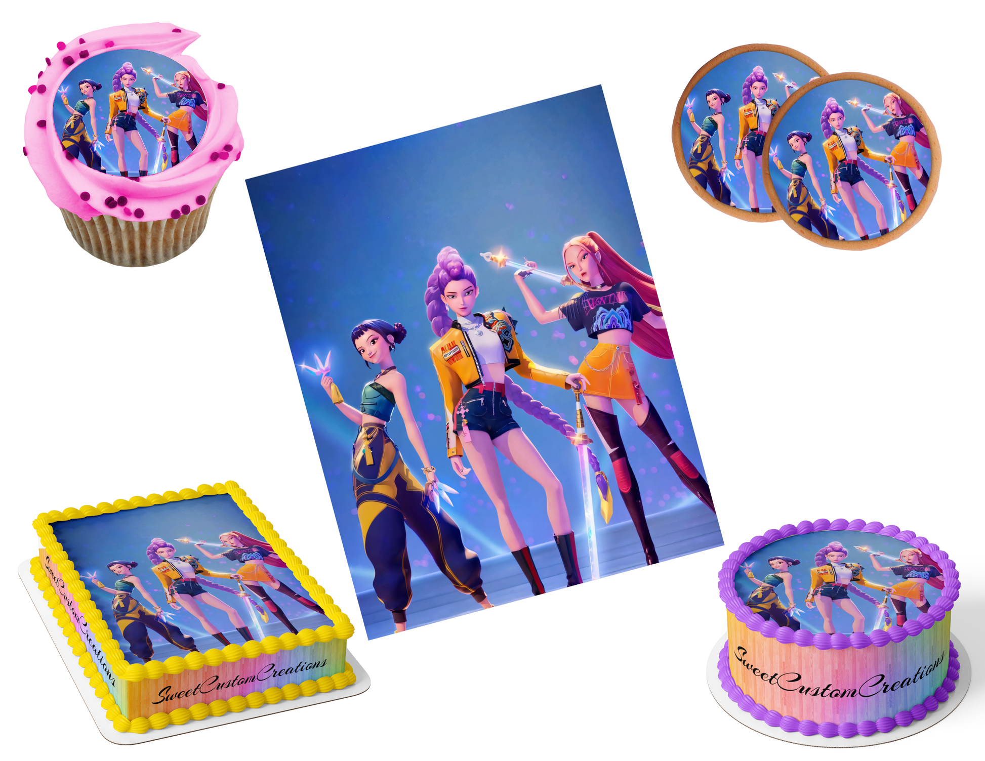 K-Pop Edible Image Frosting Sheet #1 (80+ sizes)