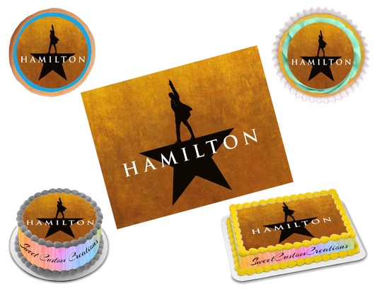 Hamilton Edible Image Frosting Sheet #1 (80+ sizes)