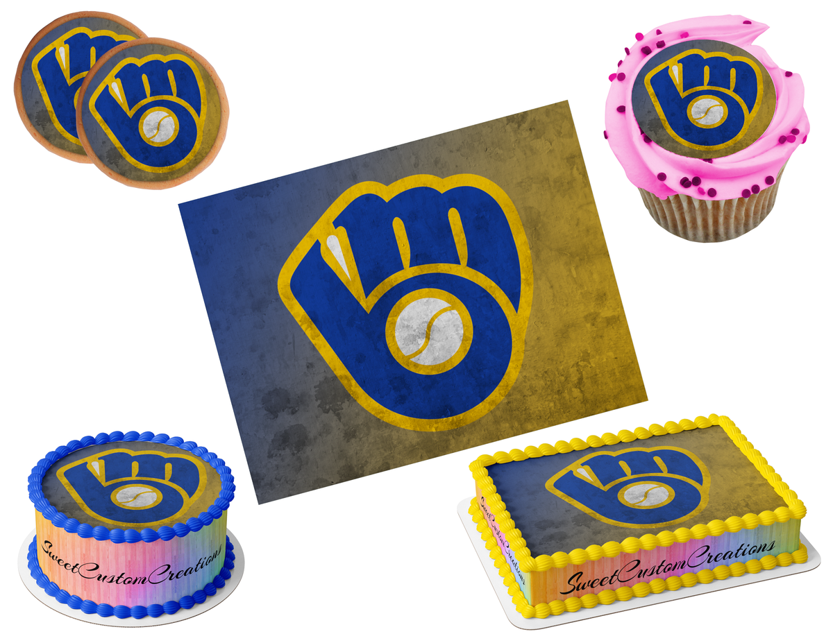 Milwaukee Brewers Edible Image Frosting Sheet #1Z (80+ sizes)
