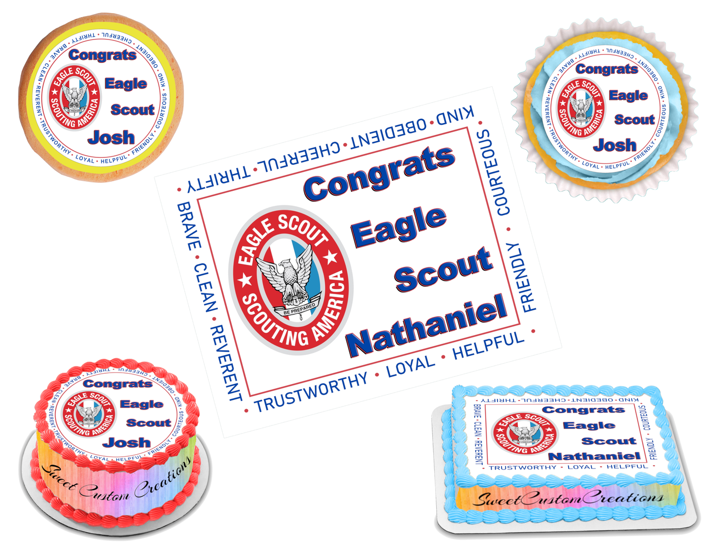 Boy Scouts Edible Image Frosting Sheet #20 Topper (80+ sizes)