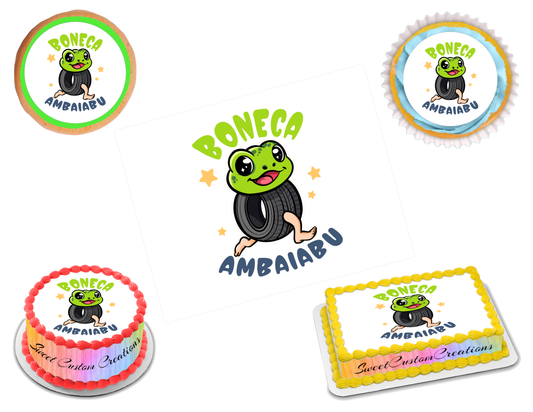 Italian Cartoon Brainrot Edible Image Frosting Sheet #21 (80+ sizes)