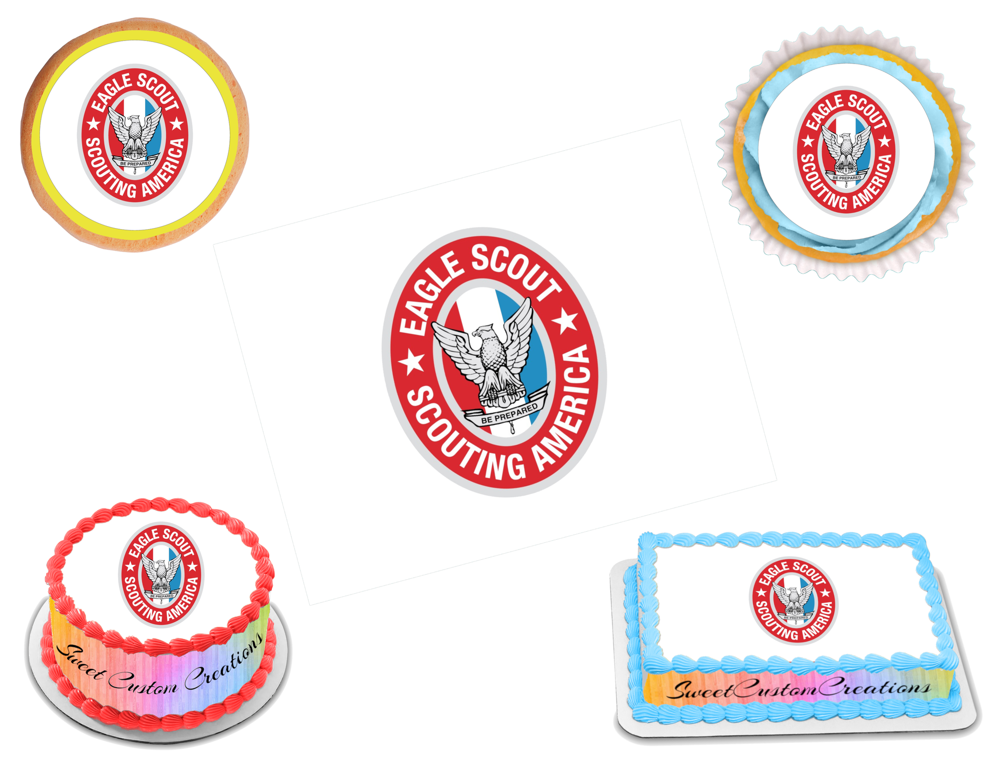 Boy Scouts Edible Image Frosting Sheet #21 Topper (80+ sizes)