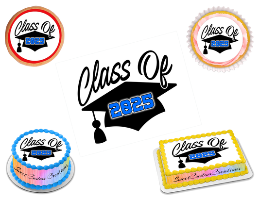 Graduation Edible Image Frosting Sheet #23 (80+ sizes)