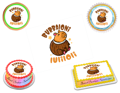 Italian Cartoon Brainrot Edible Image Frosting Sheet #23 (80+ sizes)