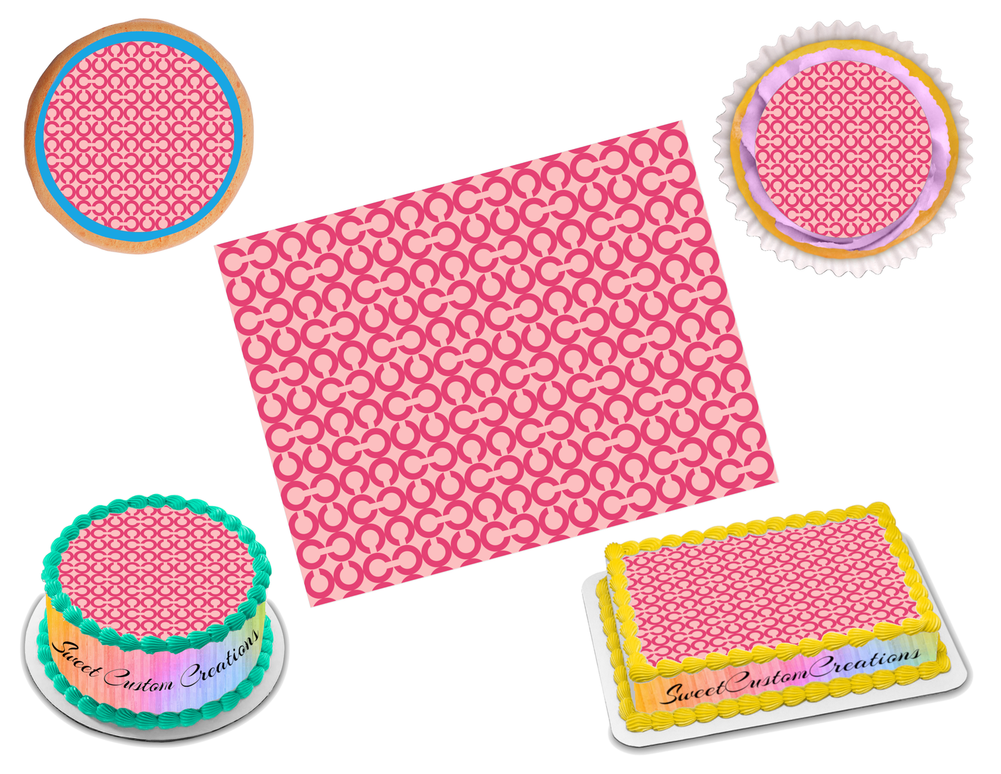 Coach Edible Image Frosting Sheet #25 (80+ sizes)