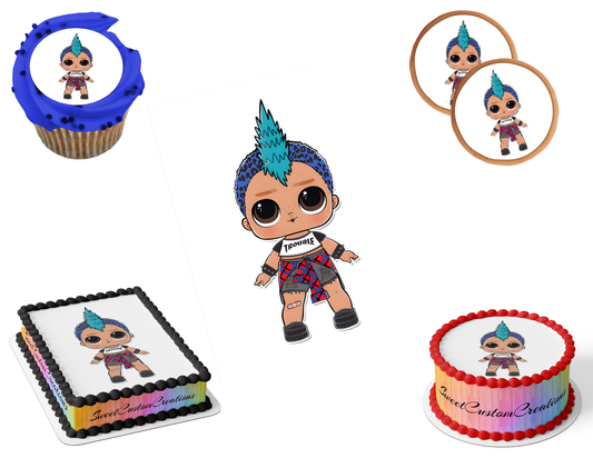 LOL Surprise Dolls Edible Image Frosting Sheet #26 (80+ sizes)