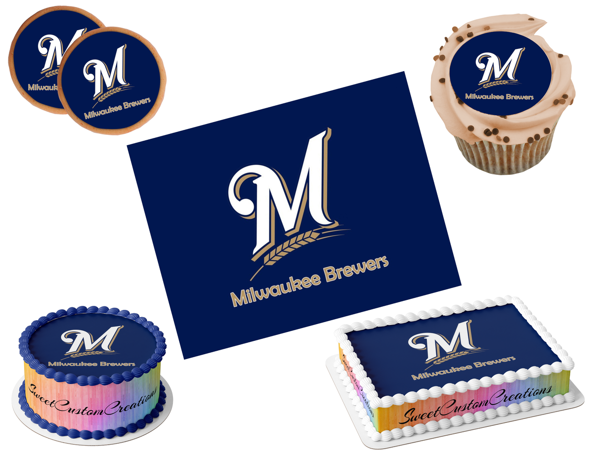 Milwaukee Brewers Edible Image Frosting Sheet #26 (80+ sizes)