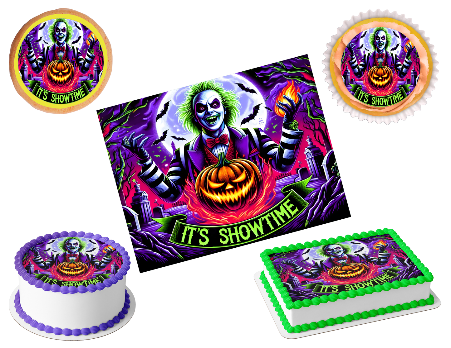 Beetlejuice Edible Image Frosting Sheet #27 (80+ sizes)