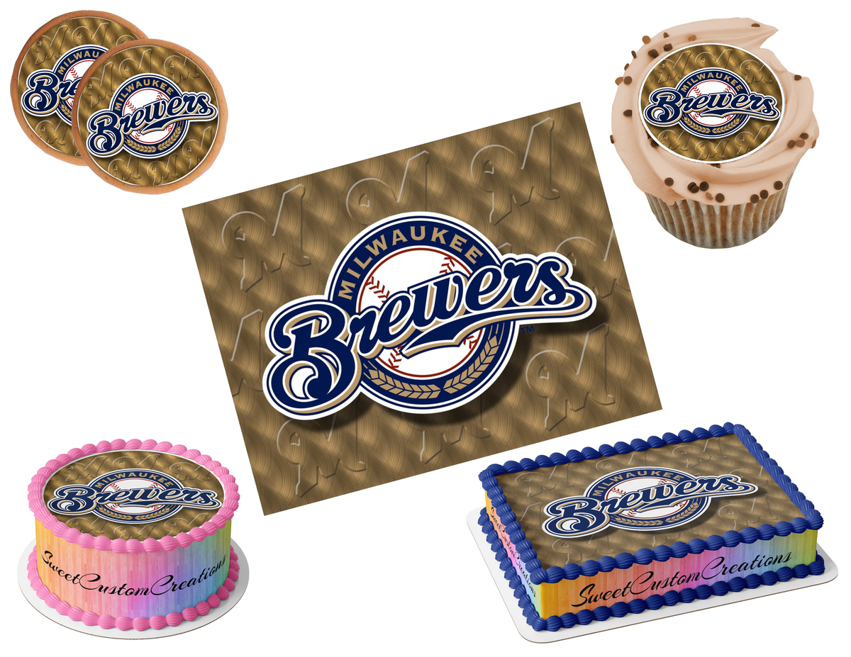 Milwaukee Brewers Edible Image Frosting Sheet #27 (80+ sizes)
