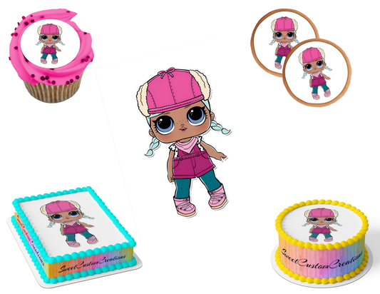 LOL Surprise Dolls Edible Image Frosting Sheet #29 (80+ sizes)