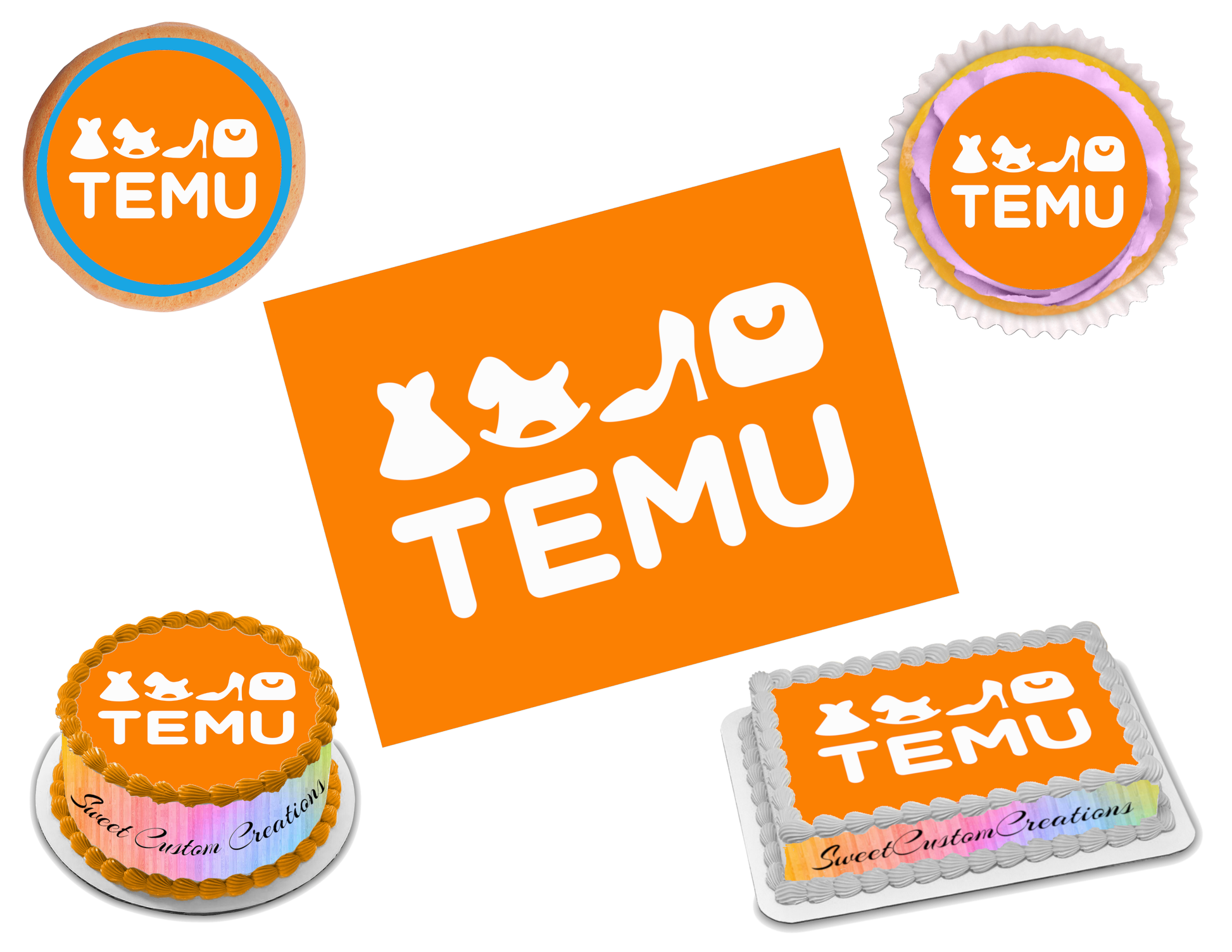 Temu Edible Image Frosting Sheet #2 (80+ sizes)