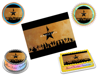 Hamilton Edible Image Frosting Sheet #2 (80+ sizes)