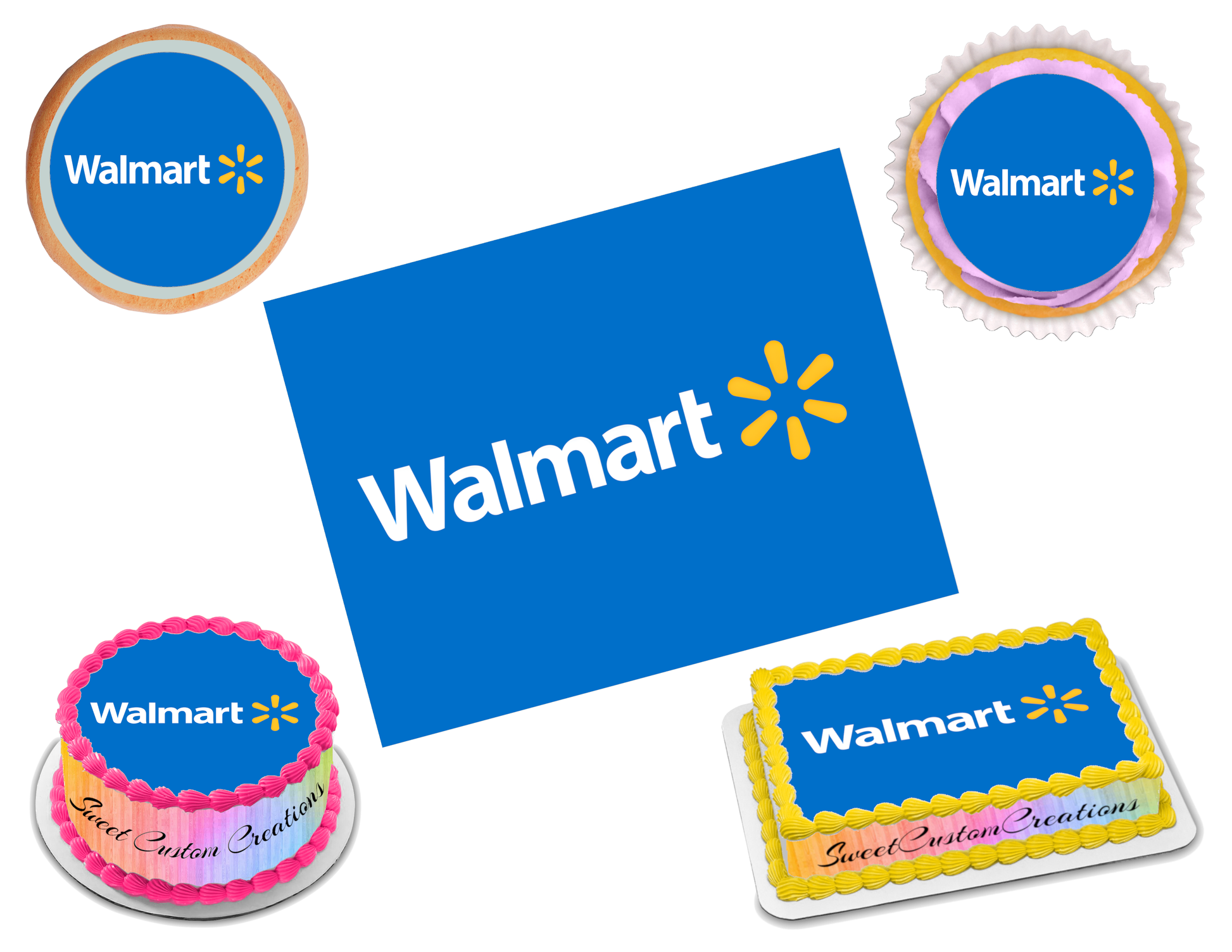 Walmart Edible Image Frosting Sheet #2 (80+ sizes)