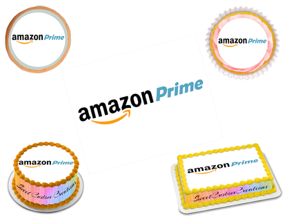 Amazon Prime Edible Image Frosting Sheet #2 (80+ sizes)