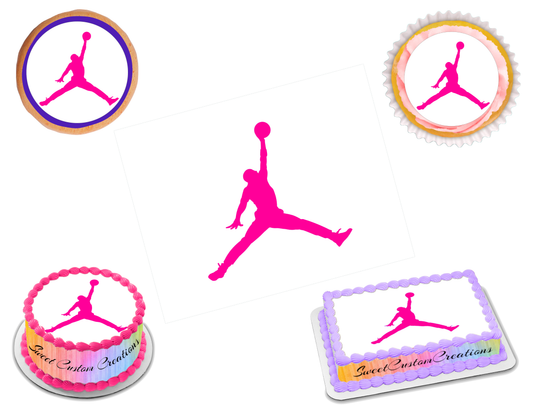 Jordan Jumpman Edible Image Frosting Sheet #30 (80+ sizes)
