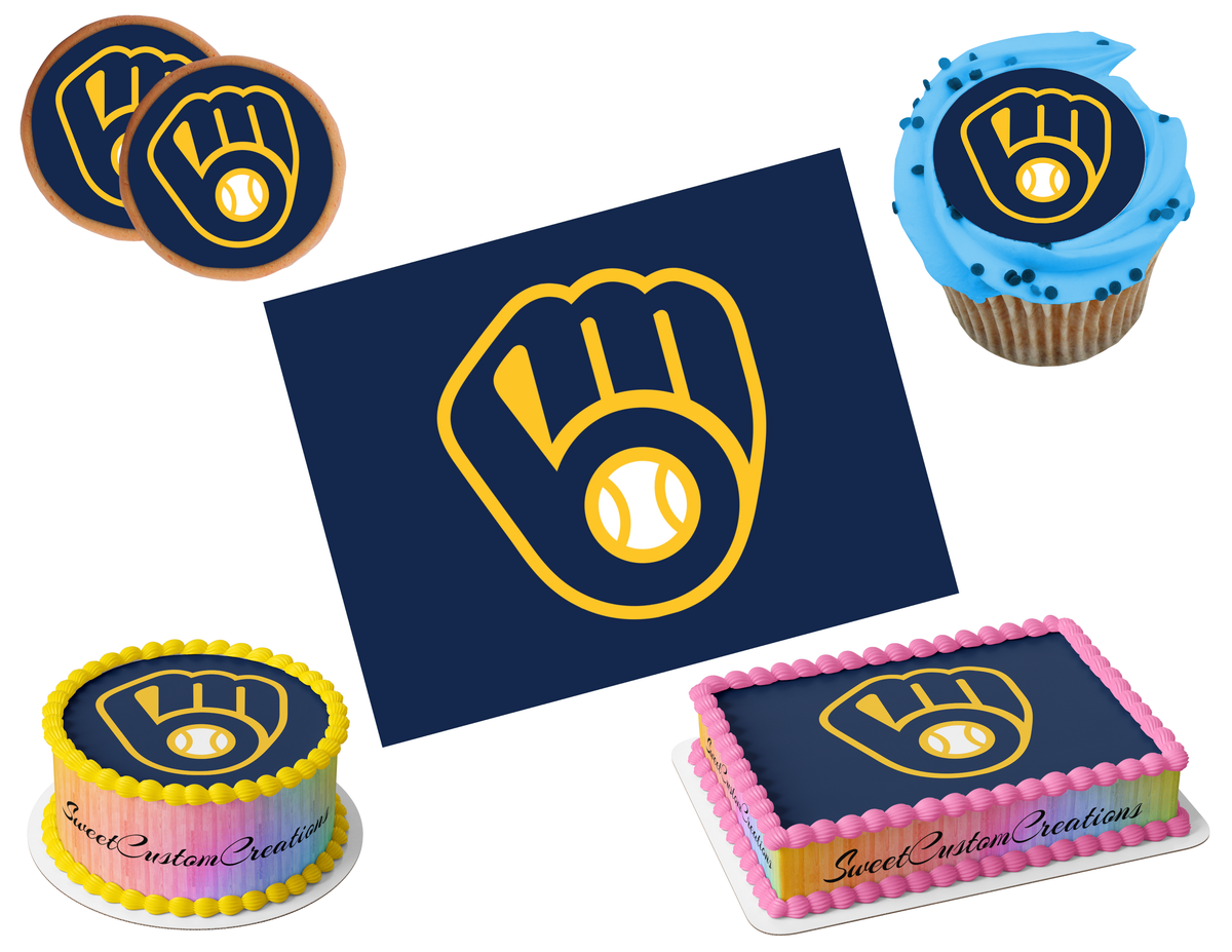 Milwaukee Brewers Edible Image Frosting Sheet #31 (80+ sizes)