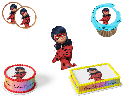 Miraculous Edible Image Frosting Sheet #31 (80+ sizes)