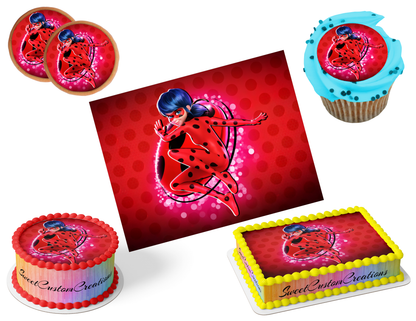 Miraculous Edible Image Frosting Sheet #33 (80+ sizes)