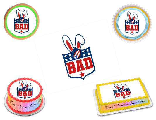 Benito Bowl LX 2026 Edible Image Frosting Sheet #3 (80+ sizes)