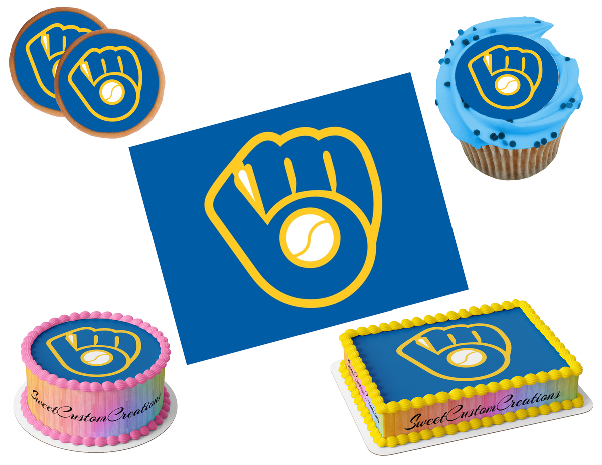 Milwaukee Brewers Edible Image Frosting Sheet #3Z (80+ sizes)