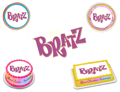 Bratz Edible Image Frosting Sheet #41 Topper (80+ sizes)
