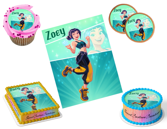 K-Pop Demon Hunters Edible Image Frosting Sheet #43 (80+ sizes)