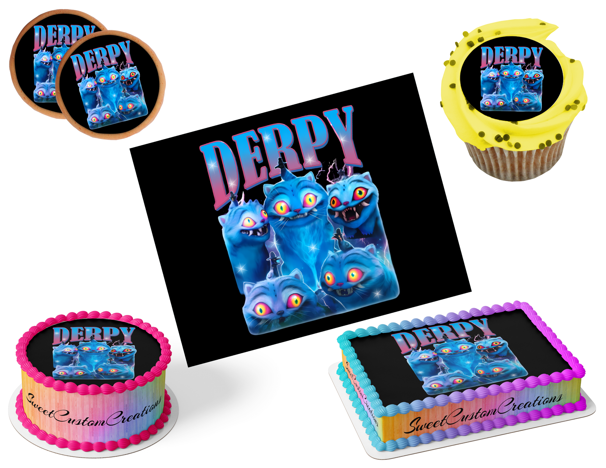 K-Pop Demon Hunters Edible Image Frosting Sheet #48 (80+ sizes)