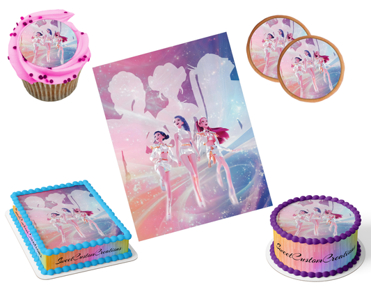 K-Pop Demon Hunters Edible Image Frosting Sheet #4 (80+ sizes)