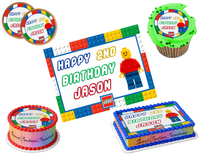 Lego Edible Image Frosting Sheet #4 (80+ sizes)
