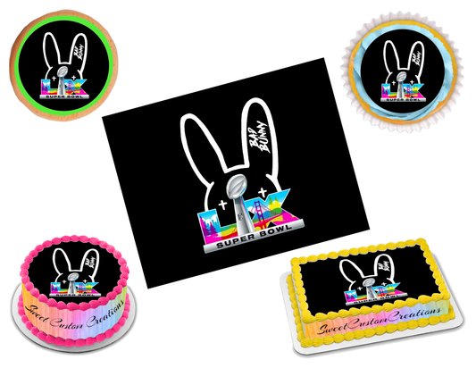 Super Bowl 60 LX 2026 Edible Image Frosting Sheet #4 (80+ sizes)