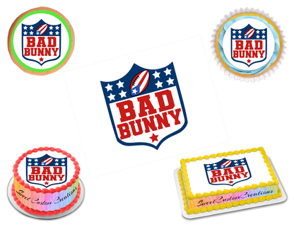 Benito Bowl LX 2026 Edible Image Frosting Sheet #4 (80+ sizes)