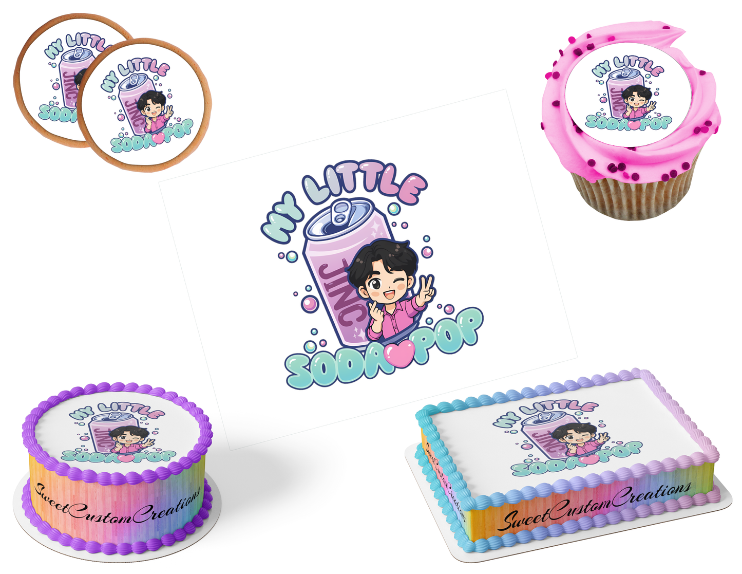 K-Pop Demon Hunters Edible Image Frosting Sheet #50 (80+ sizes)