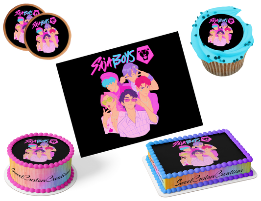 K-Pop Demon Hunters Edible Image Frosting Sheet #52 (80+ sizes)