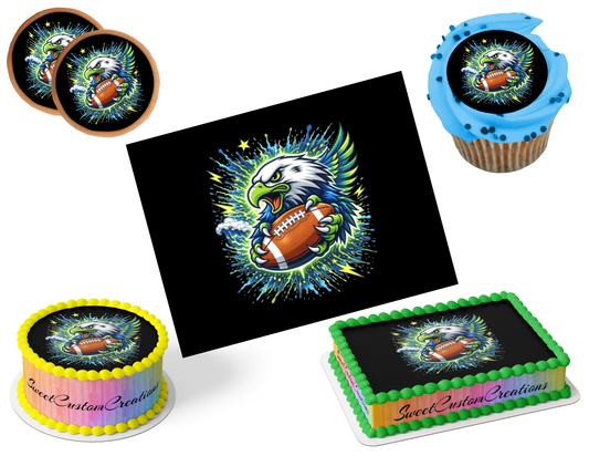Seattle Seahawks Edible Image Frosting Sheet #53 (80+ sizes)